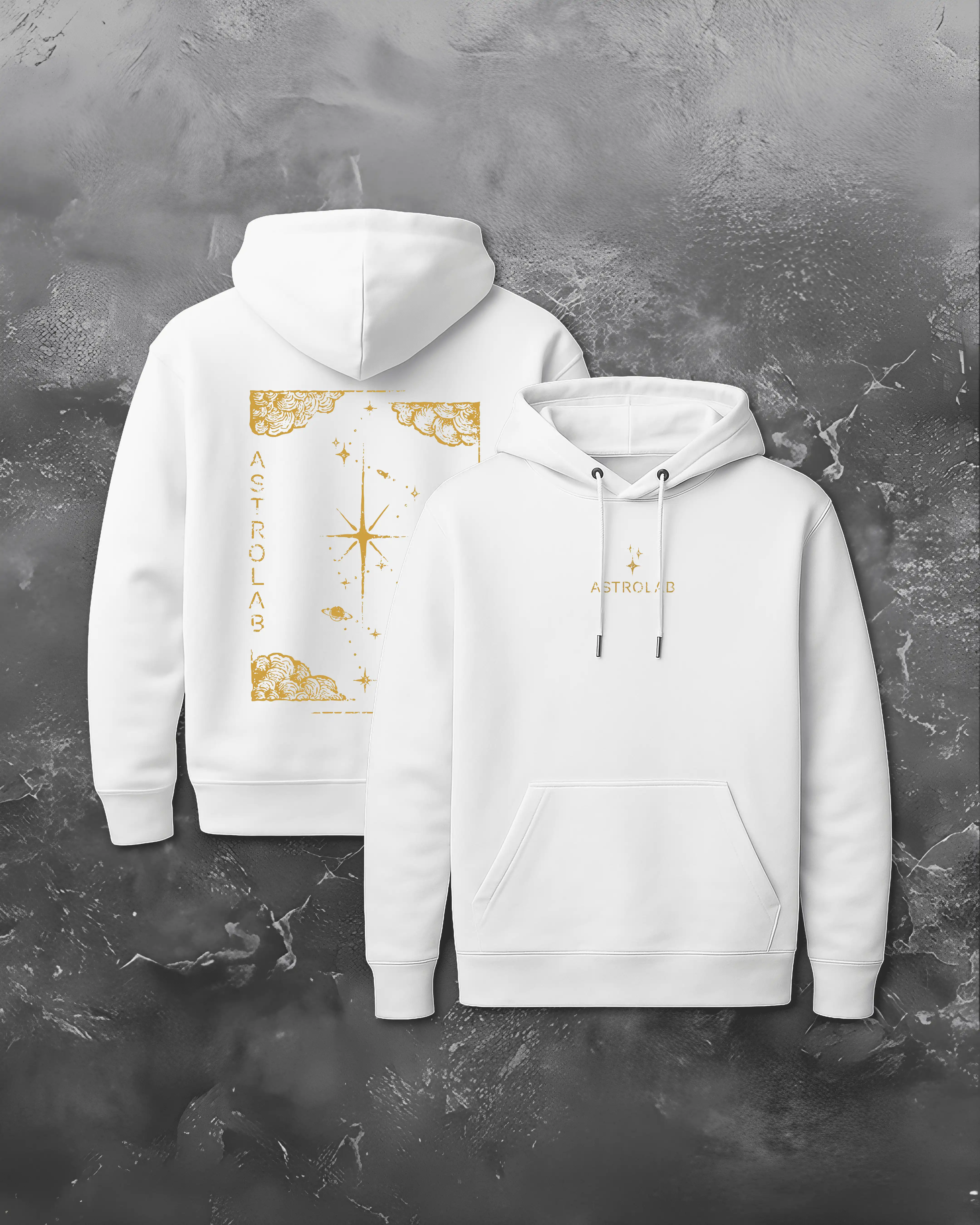 Image de HOODIE "STELLON 02" BLANC
